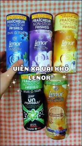 Viên xả vải khô Lenor giúp quần áo thơm ngát dài lâu