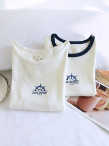 เสื้อยืดแขนสั้นผ้าฝ้ายบางระบายอากาศได้ดีสำหรับเด็กชาย ฤดูร้อน ผ้าฝ้ายแท้ ระบายอากาศได้ดี น้ำหนักเบา ใส่สบาย สำหรับเด็กชาย