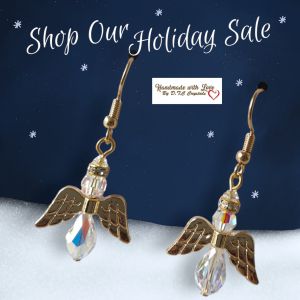 [D.T.C CRYSTALS] My Angel Earrings with Swarovski Element Crystals