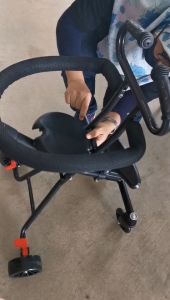 【READY STOCK】Foldable 4 wheels Baby Stroller with Soft Seat Stroller Magic Stroller Kids （ Free Basket)