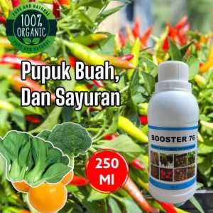 PUPUK BOOSTER 76 (250ML.) pelebatan penyubur dan pembesaran tanaman buah