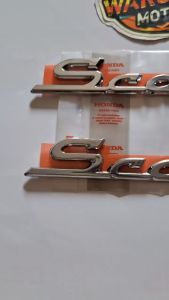Emblem logo scoopy fi k16 original sepasang kanan kiri 2013 2014 2015