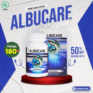 Albucare Kapsul Original 100% Asli Ekstrak Ikan Gabus Multi Khaisat Atasi Segala Penyakit Dan Mempercepat Proses Pengering 3x Lebih Cepat Dari ProduK Pengering lainnya