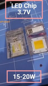 Mata Lampu LED 15-20W 3.7V Tenaga Baterai Lithium Panel Surya