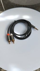 SRAS RCA 3.5มม. สาย2RCA สายสำหรับสมาร์ทโฟนกล่องทีวี HiFi AUX สายคอมพิวเตอร์ลำ โพงแล็ปท็อป โทรศัพท์มือถือเดสก์ท็อป MP3 ออดิโอสายเชื่อมต่อสัญญาณ