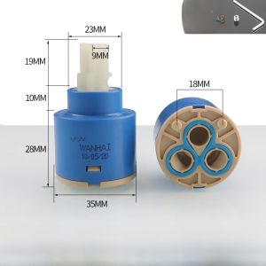 Ceramic Core Valve Kitchen Bathroom Faucet Accessories Mixing Valve Cold Hot Basin Switch Universal Shower for Home Decoration