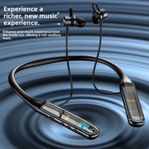 MOON JUNE | Neckband Bluetooth Earphones Sport Wireless Noise Cancellation 2026 New Model
