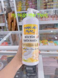 Sữa Tắm Dược Liệu MP VÀNG 900ml Chiết Xuất Lúa Mạch-Dâu Tây-Ngọc Trai