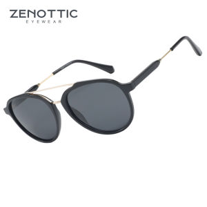 ZENOTTIC Fashion Polarized Sunglasses Men Women Metal Frame Pilot Sun Glasses UV400 Protection Shade