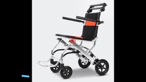 Foldable Lightweight Travel Pushchair Wheelchair Aluminium