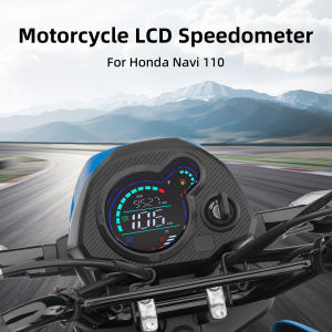 Motorcycle Tachometer Digital Speedometer For Honda Navi 110 LCD Odometer Voltmeter LED Motorcycle Instrument Panel For Honda