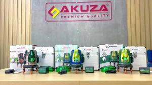 Máy Cân Bằng Laze 5 Tia Xanh AKUZA AK-1102 PRO MAX Thế hệ mới Xoay 360 độ Bóng Led Siêu Sáng