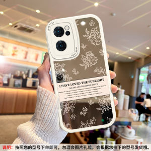 OPPO Reno7 5Pro Findx8/x9/x7 Ultra Womens New Ins Style Soft Silicone Phone Case with Makeup Mirror Full Cover Lens Protection