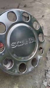 wildop R20 Logo Scania Bahan Plat Tebal Weldop Scania R20 Sepasang (2 biji) kanan kiri