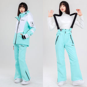 Slender Waterproof Ski Suit for Women