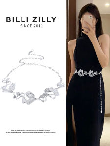 BILLI ZILLY | Vòng eo kim loại Bohemian cho nữ 2025 Váy mới bạc cao cấp cảm giác nhỏ Phong cách dân tộc Phụ kiện thời trang nữ