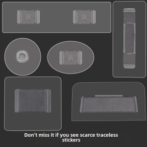 Emesive Bathroom Toothbrush Holder No Drilling No Nail Sticky Hook No Trace Hanging Rack Organizer for Bathroom Storage