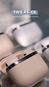 TWS RS-C6 Headset Bluetooth Bass 9D HiFi Stereo Sound Earphone Wireless Waterproof With Microphone Headset