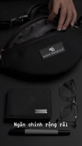 Túi đeo chéo nam nữ Noble Essence® BST Classic Crossbag T11 chất liệu phối da trượt nước thời trang