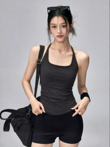 FITNESSGIRL | Fitness One-piece Hangneck Yoga Top