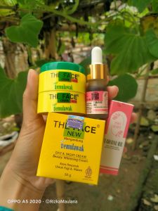 The Face Temulawak Tamanu Magic Oil PB Pearlbeautys Glowing Skin