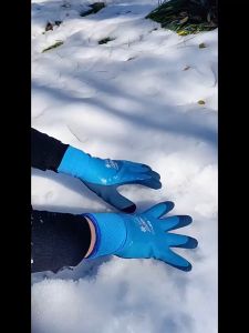 Winter Thicken Warm Gloves Work Gloves Cold-Resistant Winter Freezer Safety -30° Waterproof