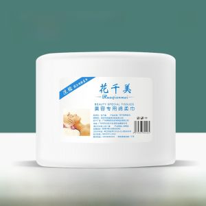 Disposable Pure Cotton Face Wash Towels Beauty Salon Cleansing Paper Towels Large Roll MonLisi Non-shedding Makeup Cotton
