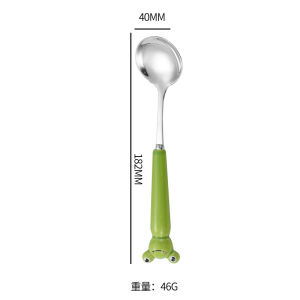 Creative Baby Spoon Fork Set for Toddler Home Use Auxiliary Food Utensils Stainless Steel Self Feeding Baby Feeding Supplies