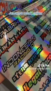 TRIPING VARIASI LIST MOTOR HONDA BLADE / STICKER VARIASI HONDA BLADE