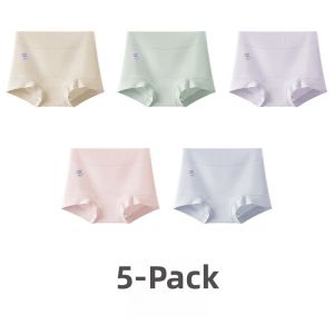 MiiOW | High Waist Cotton Underwear Womens Lightweight Breathable Antibacterial Briefs Summer Triangle Pants Abdomen Lifting Butt