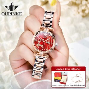 OUPINKE | Import Mechanism Luxury Style Women Watch