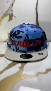 Topi New Era Philadelphia Eagles Blue Camo 59Fifty Fitted