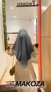 KHIMAR OVAL MINI CRINKLE AIRFLOW PREMIUM/HIJAB PET ANTEM INSTAN/KERUDUNG TERBARU/JILBAB TERLARIS