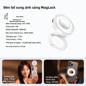 Ulanzi | Đèn Đẹp Di Động Từ Tính Cho Điện Thoại iPhone 17/16