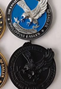 SM 3 Inches TFOE-PE The Fraternal Order of Eagles Emblem Stickers for Motorcycle Auto Door 3M Metal 3D Waterproof Design Anti Rust Eagles for Ate Car Modification Gear Original A192-c