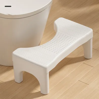 Foot Chair Baseboard Foot Sitting Excrement Toilet Stool Toilet Chair for Bathroom.