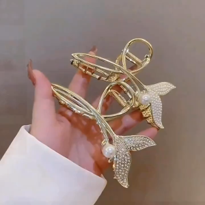 Hair Clip Hair Claw Korean Style Metal Large Hair Accessories Cakar Rambut Logam Fesyen Gaya Korea