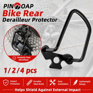 PINMOAP MTB Rear Derailleur Guard Bike Gear Shifter Protector Cover Durable Bicycle Hanger Protection Accessory Fit Road Bikes