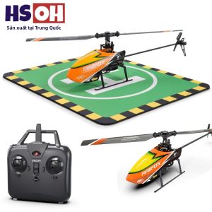 Máy Bay Trực Thăng Điều Khiển Từ Xa Tự Động Ổn Định C129 RTF 2.4G 4 Kênh Bền Bỉ Dành Cho Người Mới Bắt Đầu Cánh Quạt Đơn Thời Gian Bay Dài