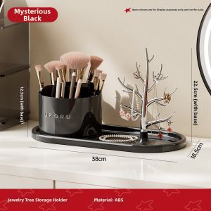 CHUMX | Rotatable Large Capacity Make-up Brush Organizer