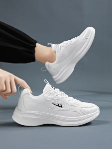 Warrior Mens Shoes 2024 New Arrival Autumn White Sports Running Shoes Mens Student 46 Extra Large Size Casual White Shoes