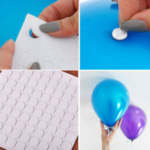 3pcs Double Sided Foam Balloon Stickers Strong Self Adhesive For Balloon Envelope Candle Home Event Party DIY Decoration