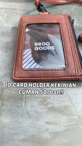 Lanyard Id Card Holder Name Tag Kantor Dompet Kartu Meluwe