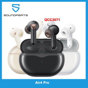 Soundpeats Air4 Pro Wireless Bluetooth V5.3 QCC3071 aptX Lossless Adaptive In-ear Detection CD Quality Lossless  Hybrid Active Noise Cancelling Mutilpoint Connection 3Mics 13mm Dynamic Driver Game Mode Touch Control Bluetooth Earphones Wireless Earbuds