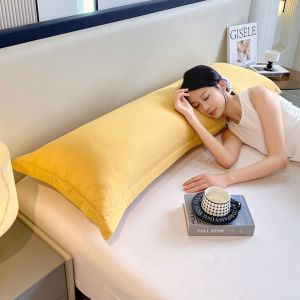 XINGQING | Soft Washed Cotton Pillowcase for Couples and Family Extra Long