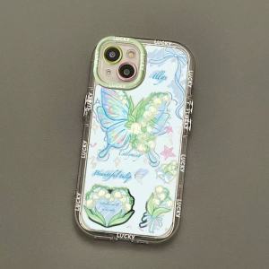 Pink Butterfly Bracelet Phone Case for OPPO A5 A6PRO A3 A1 Protective Cover A97 93S 92 73 New Model A58X 57 56 53 Anti-Fall Women A15 A11 R17 15 Fox Tail