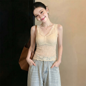 AIYITI | Lace Back Tank Top Large Size For Summer