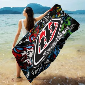 Troy Lee Designs Cartoon Beach Towel Cute Kawaii Room Decor Bath Girls Children Hand Towels For Bathroom Shower