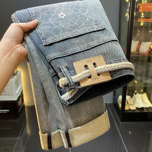 Quần Jeans Nam Ống Thẳng Ôm Vừa Vặn Phong Cách Mỹ Quần Thường Ngày Mùa Xuân Hàng Mới Về Cao Cấp Thương Hiệu Thời Trang