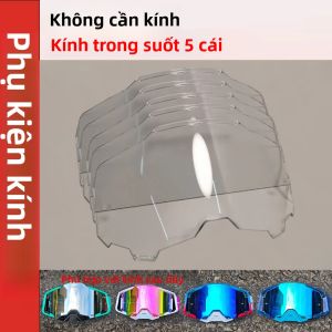 Kính Thể Thao Đa Năng Dành Cho Xe Mô Tô Và Đạp Xe Với Tròng Kính Tháo Lắp Nhanh Kính Bảo Hộ Có Lớp Màng Dễ Xé Kèm Túi Đựng.
